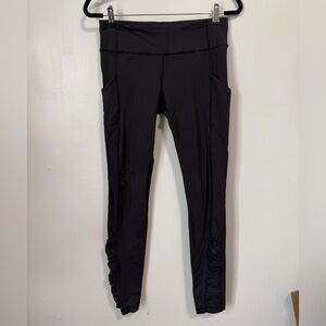 Lululemon Speed Tight Ruching Detail Leggings Size 8